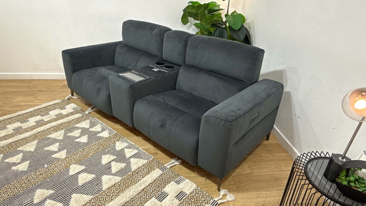 DFS Visionary Large 2 Seater Power Plus Recliner/ Headrest/ Heated Seats