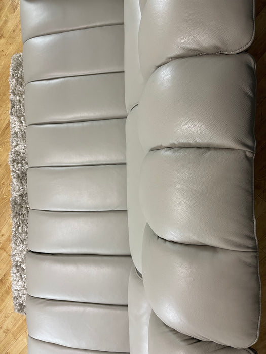 Nobu Leather 3 Seater - Trusty Sheen Lead Grey (WA2)