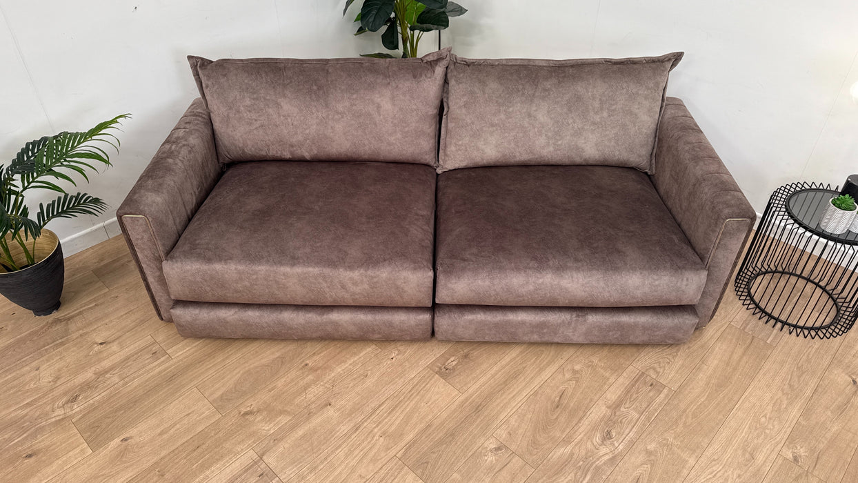 Indulgence 4 Seater Fabric Split Sofa