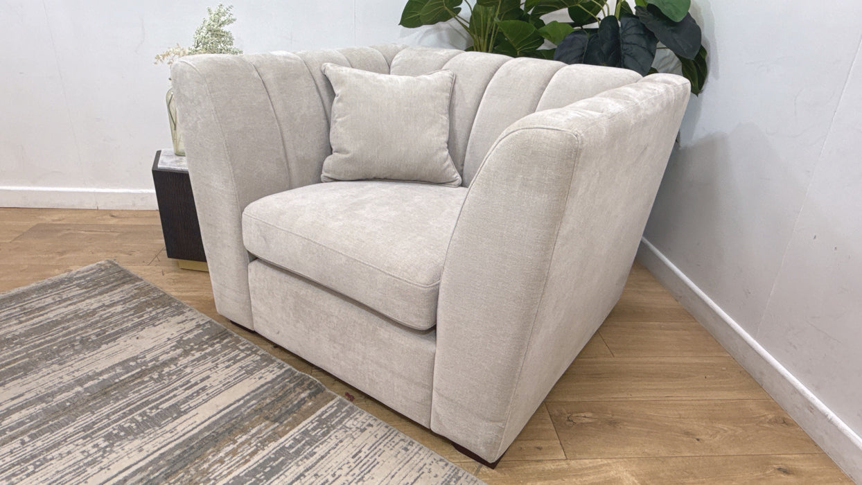 Sofology Downtown Fabric Chair in Aston Linen