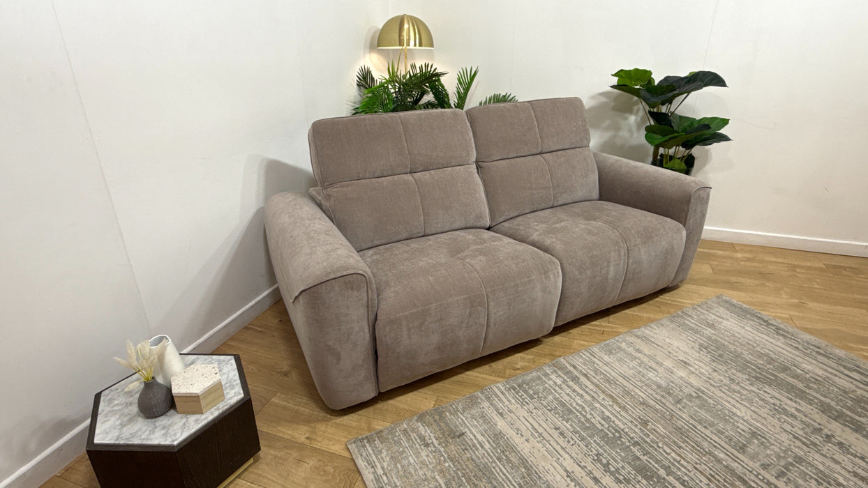 Sofology The riviera 2.5 Seater Sofa  in relaxed chenille nutmeg