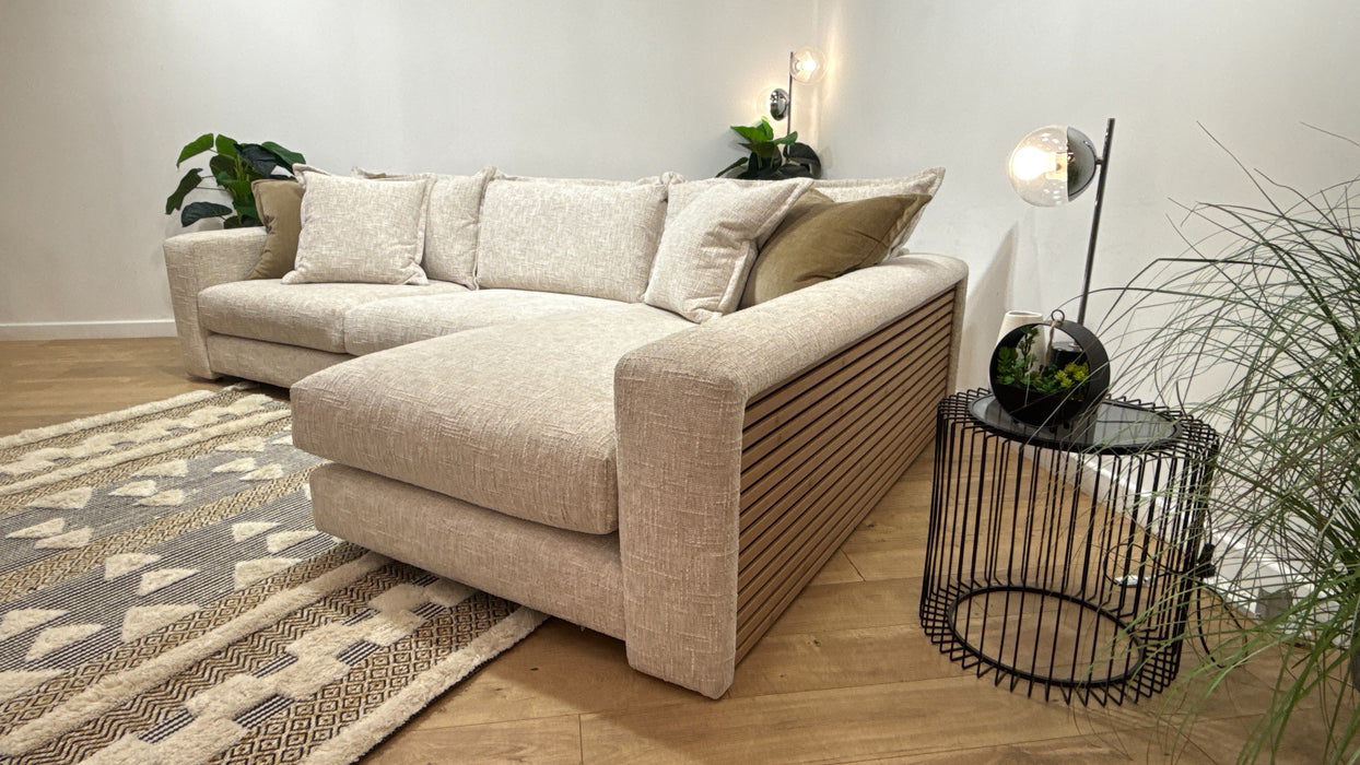 Sofology Cove 4 Seater Chaise in Odyssy Afterglow
