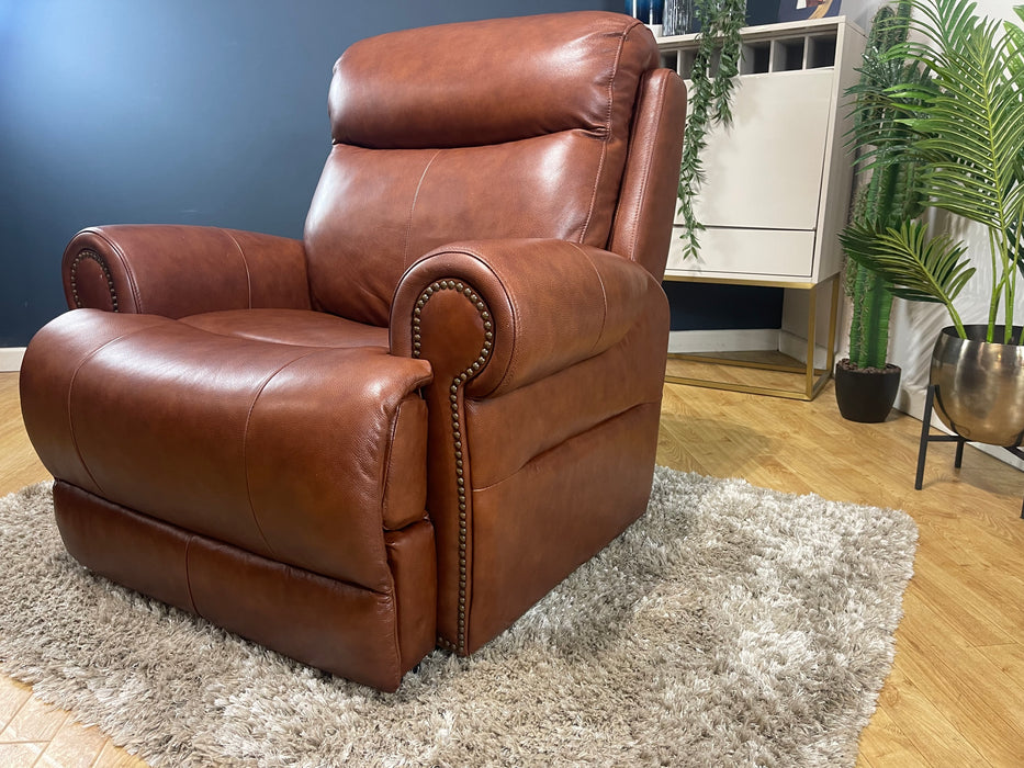 Benton 1 Seat - Leather Chair - Butterscotch