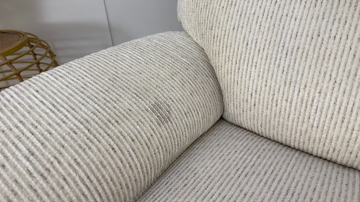 DFS Rise & Tilt Fabric Chair in Cream mix