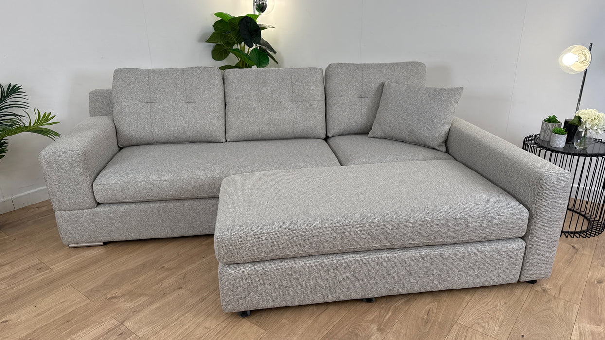 Spinn RHF 3 PCE Fabric Swivel Sofa Bed