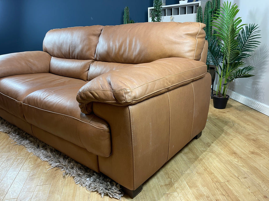 Santino 2 Seater Apollo Tan Leather (WA2)