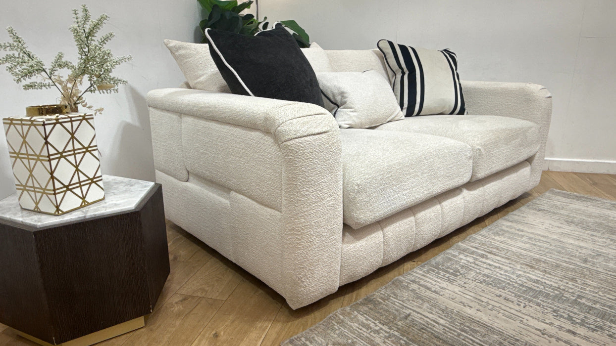 Sofology Westwood Fabric 2 Seater No Trim in Soft Boucle Ecru Mix