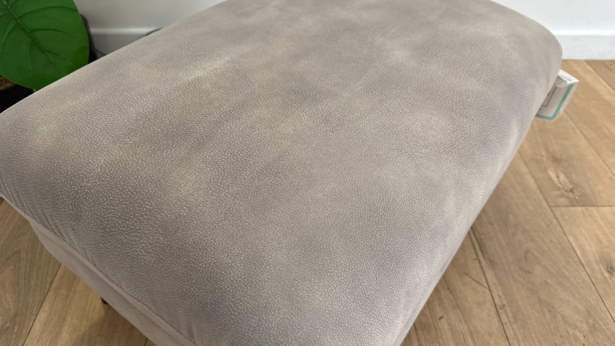 Sofology Adler Fabric Designer Footstool in Lifestyle Mottled Marble