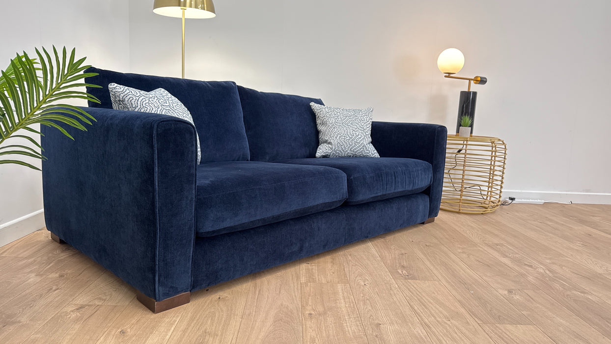 Majestica 3 Seater - Chenille Navy