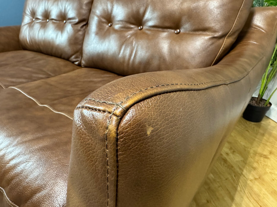 Cordelia Leather 2 Seater Dakota Whiskey (WA2)