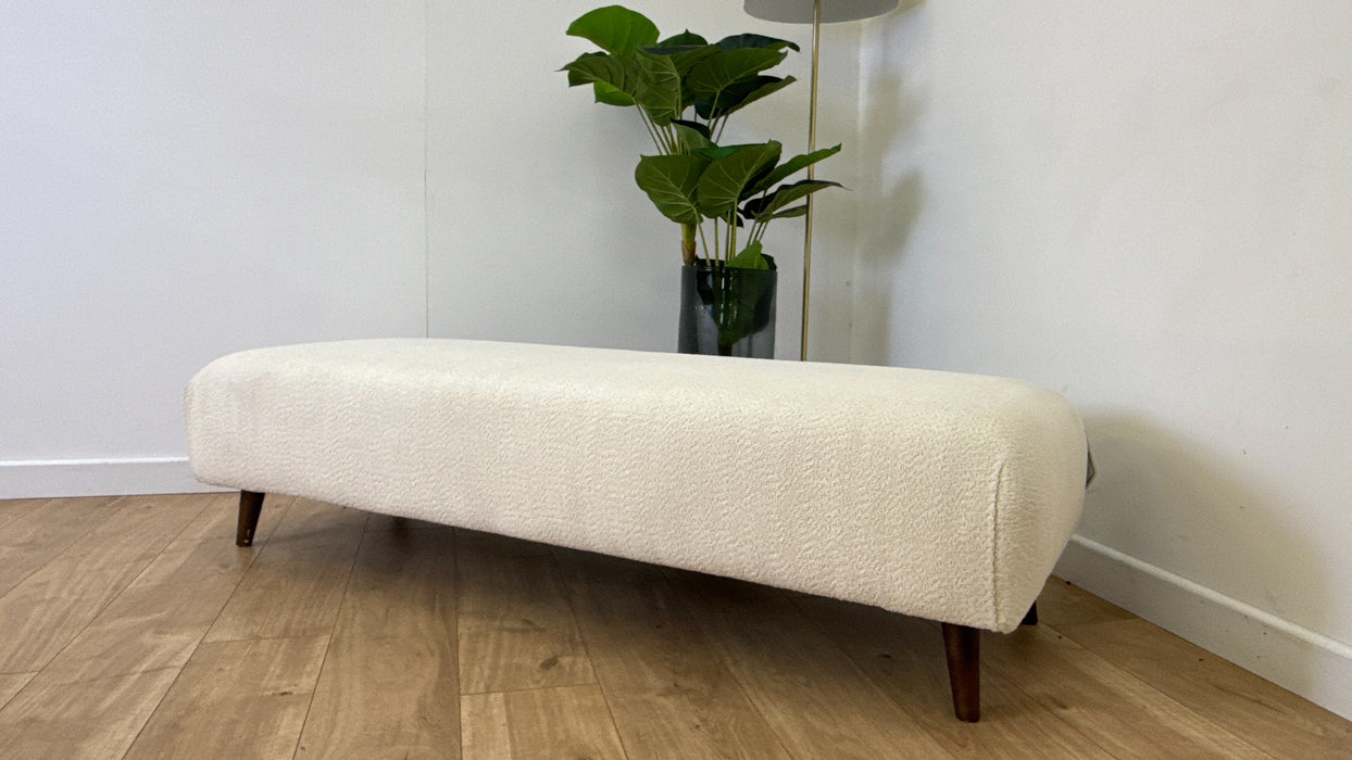 DFS Amaya Large Bench Footstool in Ecru