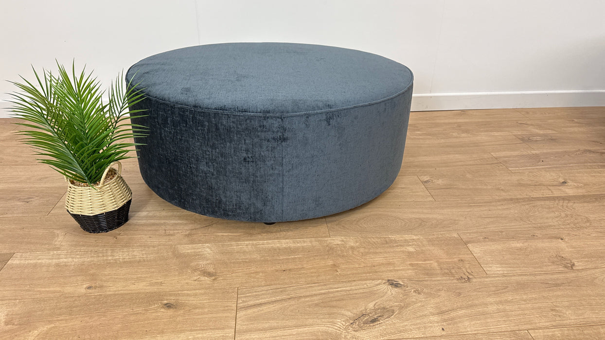 Odette Designer Footstool - Midnight all over