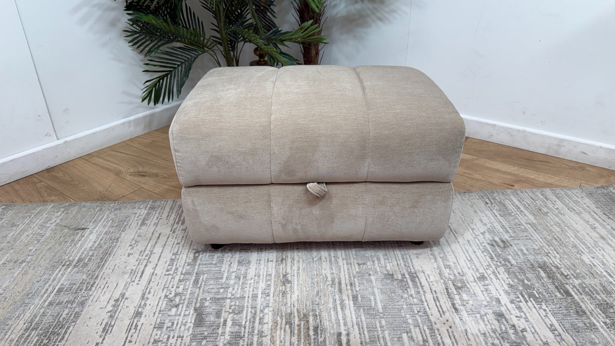 Sofology Fabric Storage Footstool in Mushroom