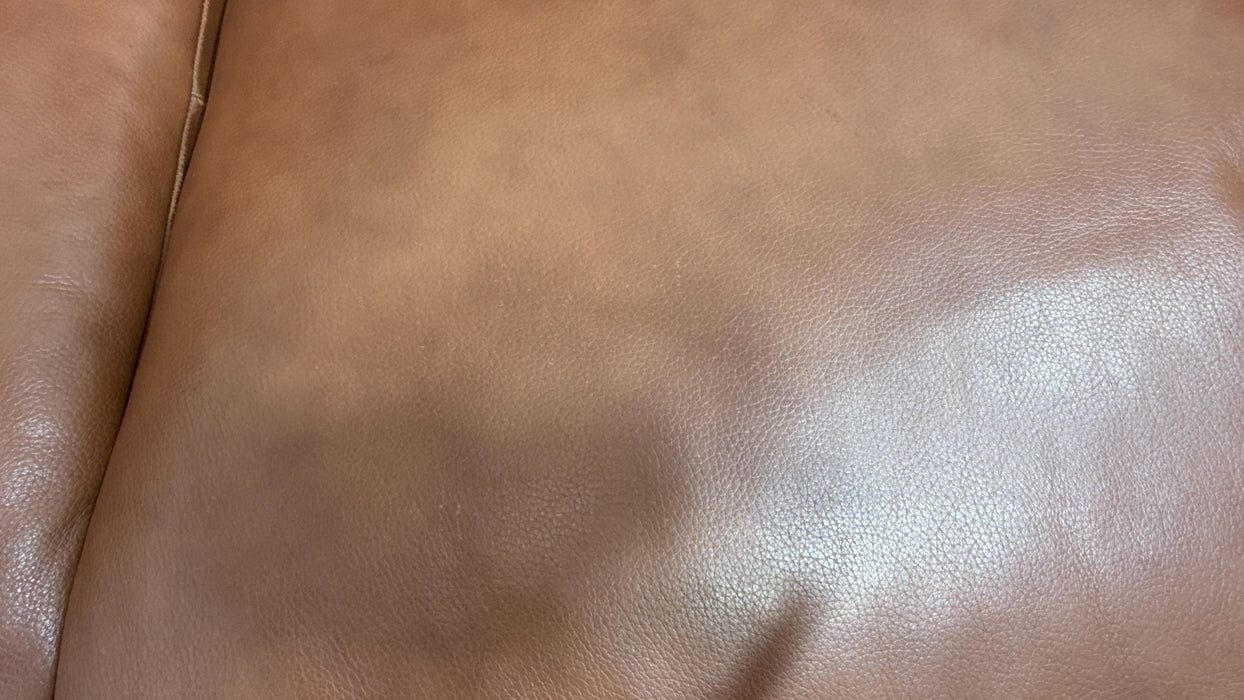 Sofology Bohemia Leather 3 Corner 1.5 Power Recliner/Headrest in Trusty Embossed Cognac