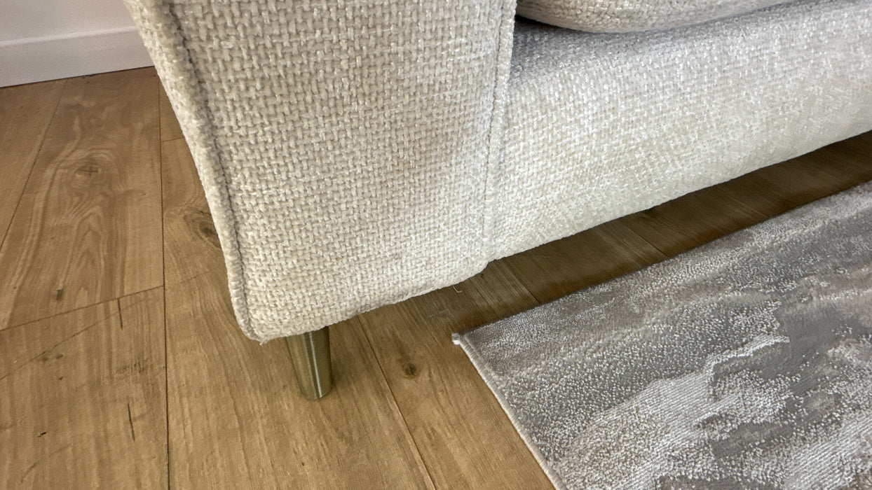 Sofology Scintillate Fabric 3 Corner 3 in Enzo Cream/Natural Mix