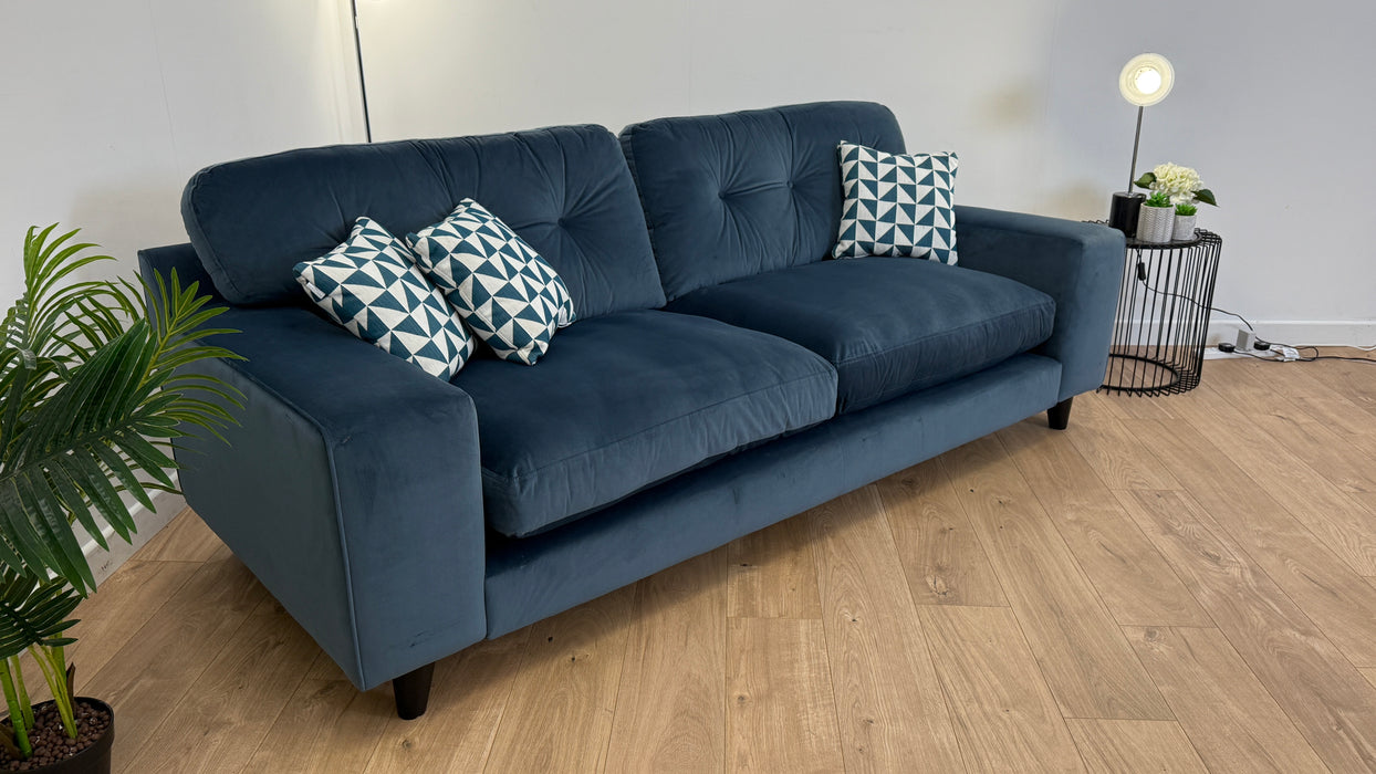 Java 4 Seater  - Fabric Sofa -