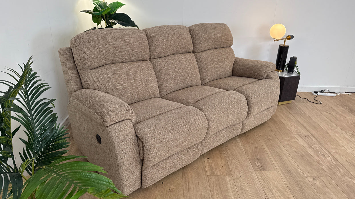 Newbury 3 Seater Fabric Power Recliner