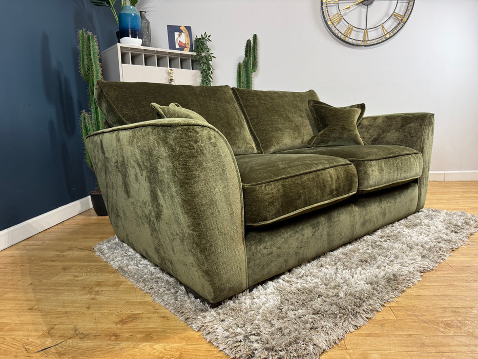 Newbury Fabric 2 Seater - Chenille Olive - ( WA2 )