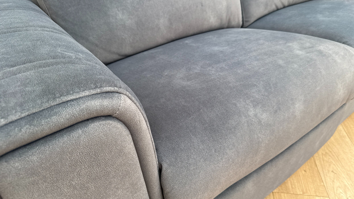 Mason 3 Seater Sofa in Relaxed Matt Charcoal