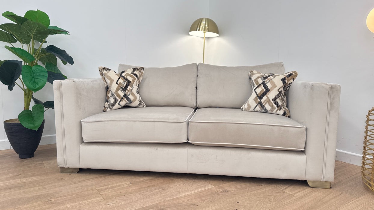 Titan 3 seater - Fabric - Festival Cream/Natural Mix