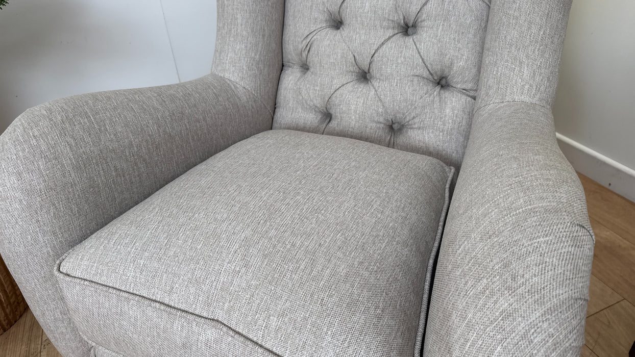 DFS The Woodstock Fabric Chair in Woodstock Natural