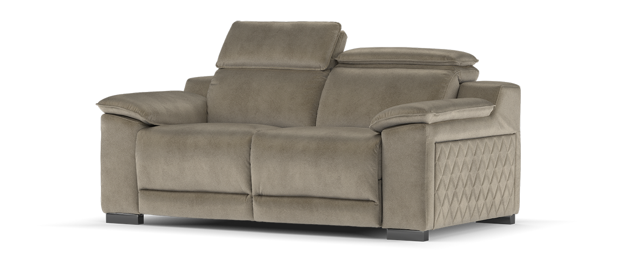 Sofology Benz Fabric 2 Seater in Lifestyle Plush Nutmeg