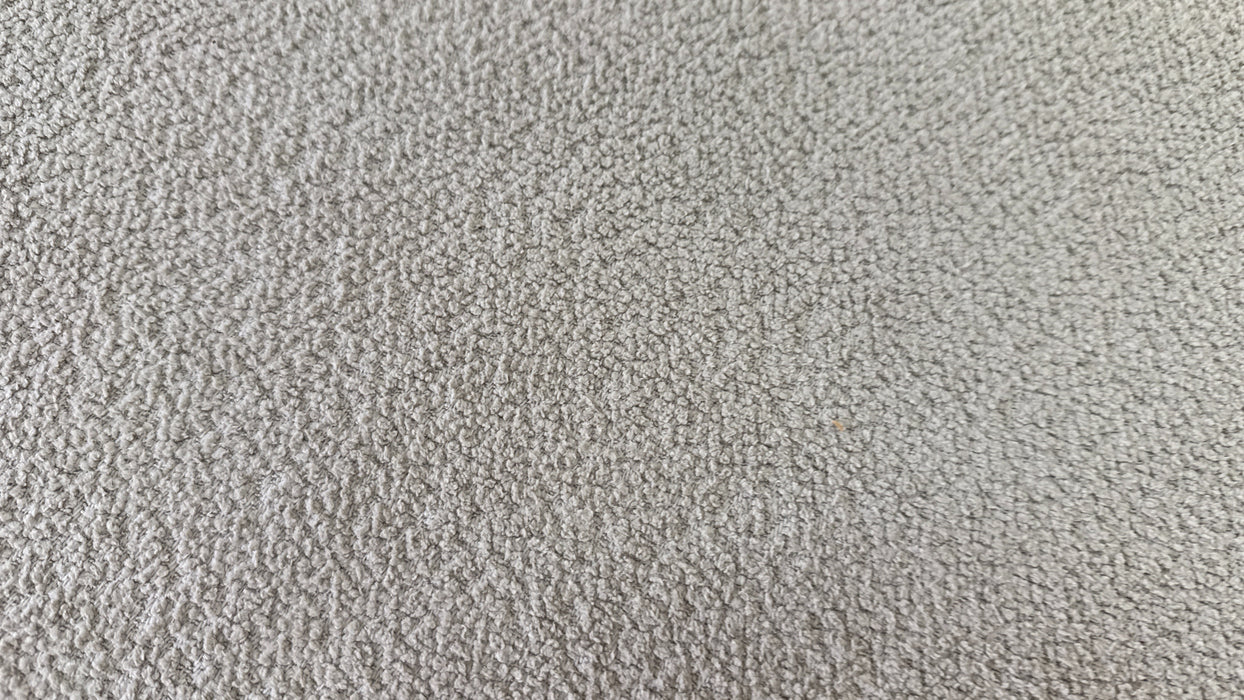 Sofology The Marble Arch Fabric Footstool in Cologne Wood Trim Mink All Over