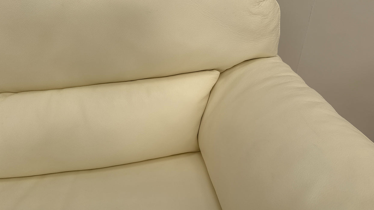 Santino Chair - Leather - Hampshire Aspen White