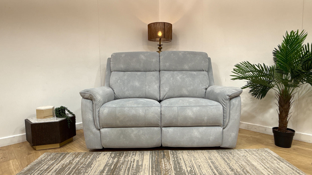 Sofology Bradie 2 Seater Power Recliner in Lifestyle Flecked Silver