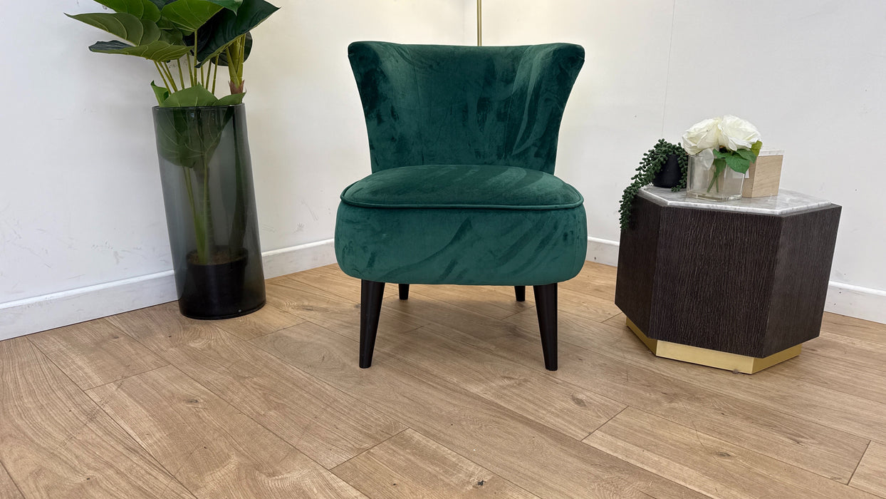 DFS Slipper Fabric Accent Chair