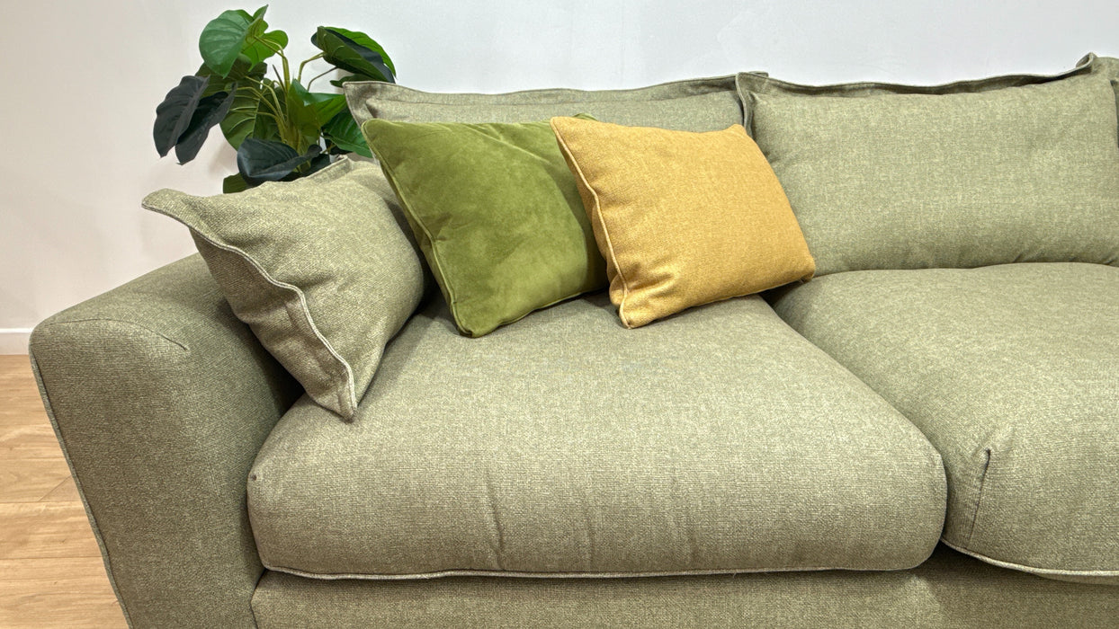 Sofology Gaia Fabric 3 Corner 1.5 Terminal in Buckingham Olive Mix