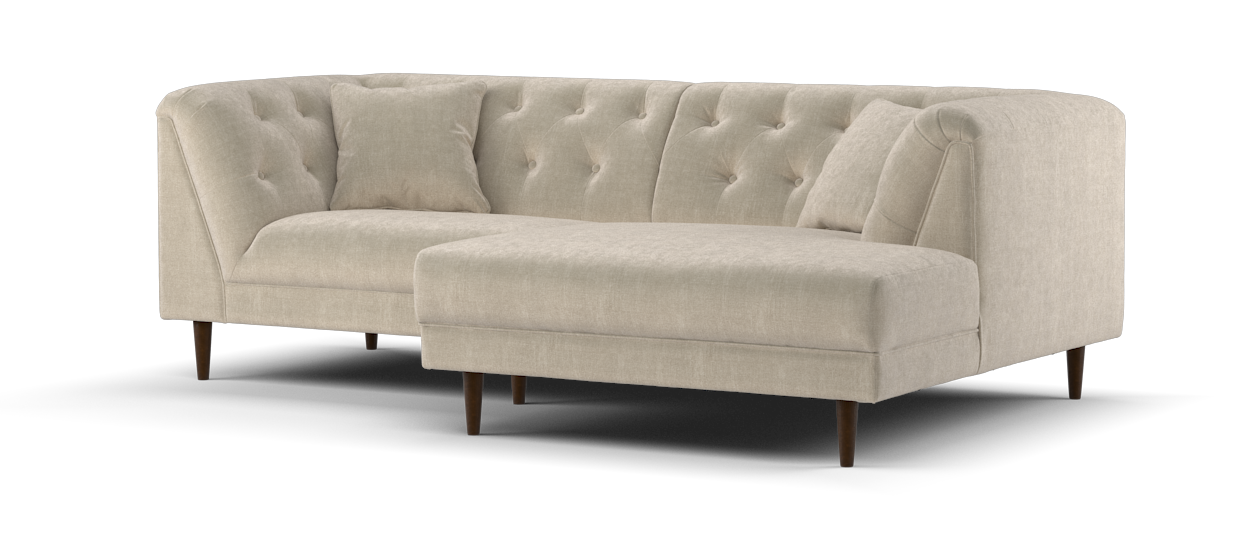 Sofology Bridgerton Fabric 4 Seater Chaise in Aston Wicker