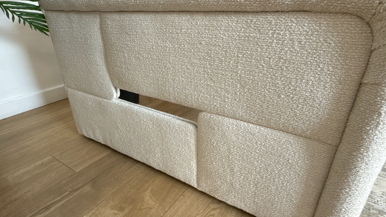 Sofology The Westwood Fabric 3 Corner 3 No Trim in Soft Boucle Ecru Mix