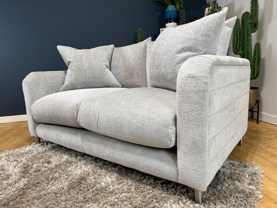 Midland Hill 2 Seater Fabric Silver (WA2)