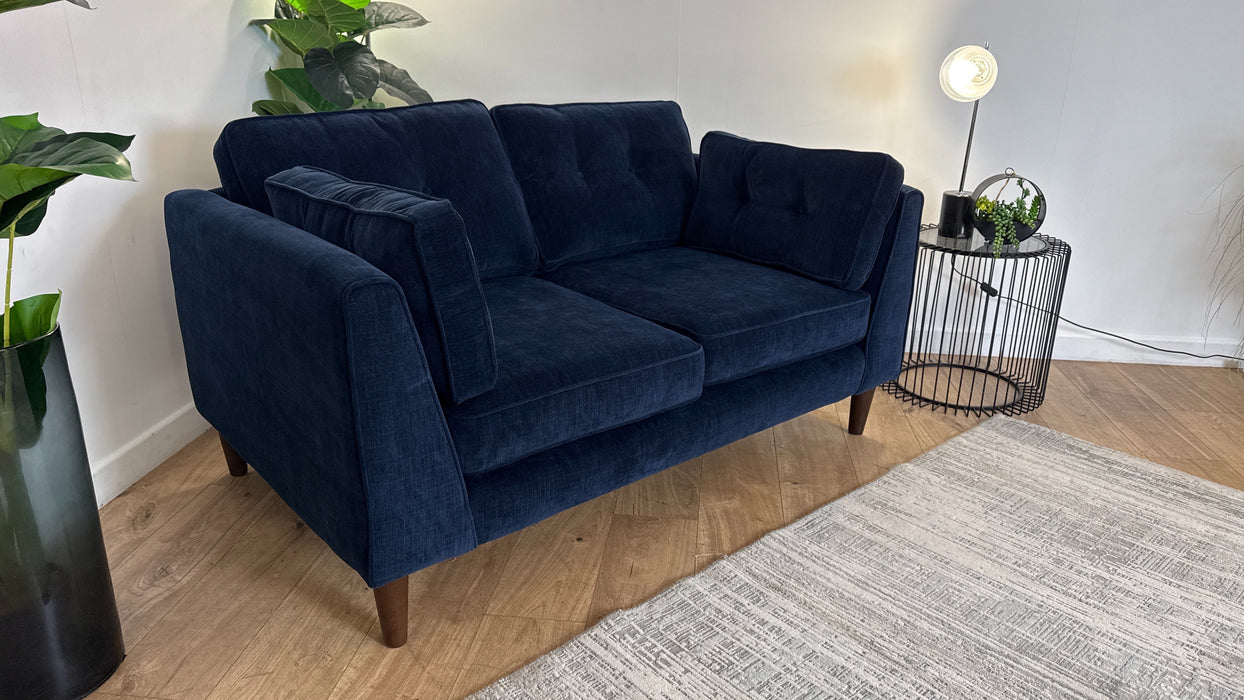 Sofology Cricket Fabric 2 Seater in Navy All Over