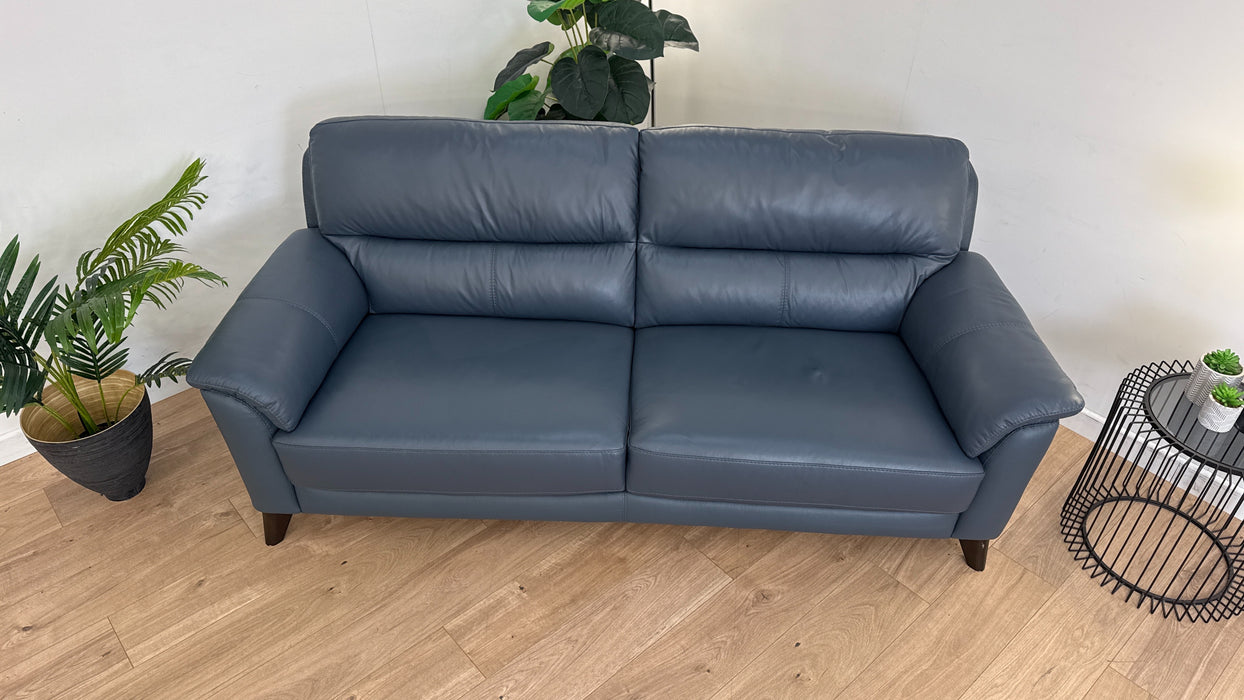 Chilton 3 Seater Leather Sofa