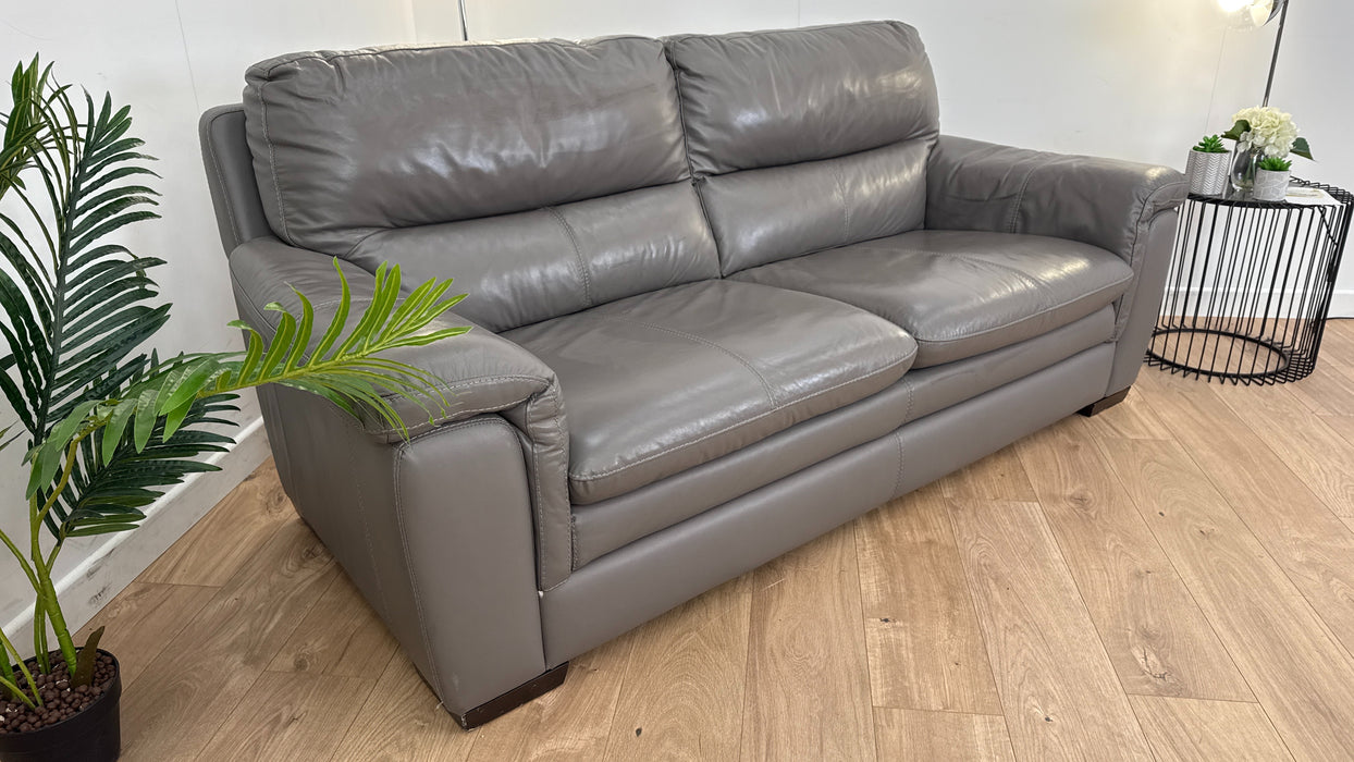 Fantasia 4 Seater Leather Sofa