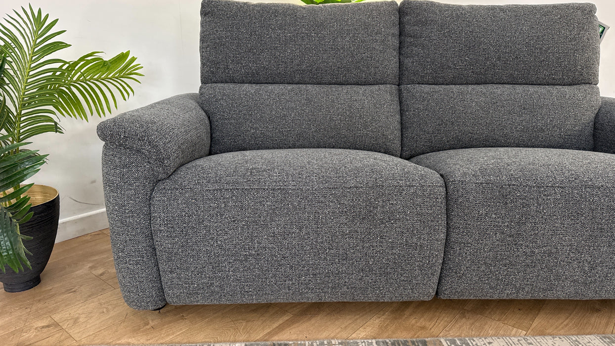 Sofology Ripley 2.5 Seater Fabric Recliner Sofa in Milan Anthracite