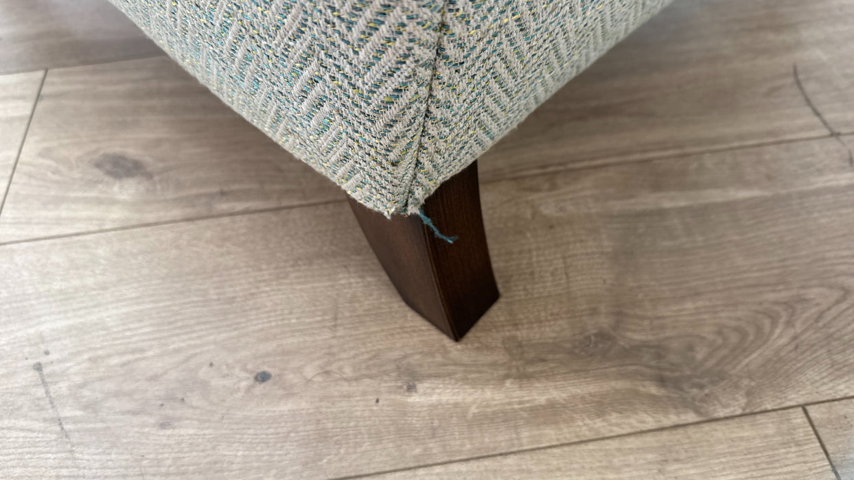 DFS Woodstock Wing Chair in Mint Green