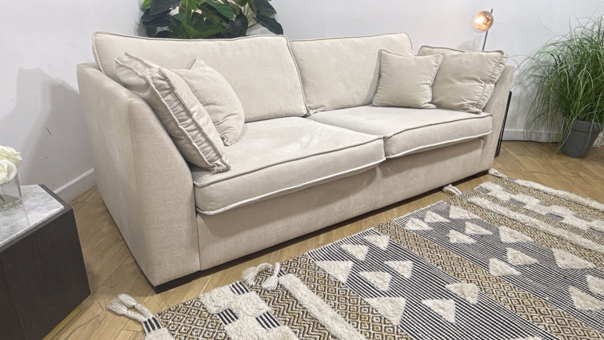 Sofology Richmond Fabric 4 Seater in Artic Ecru