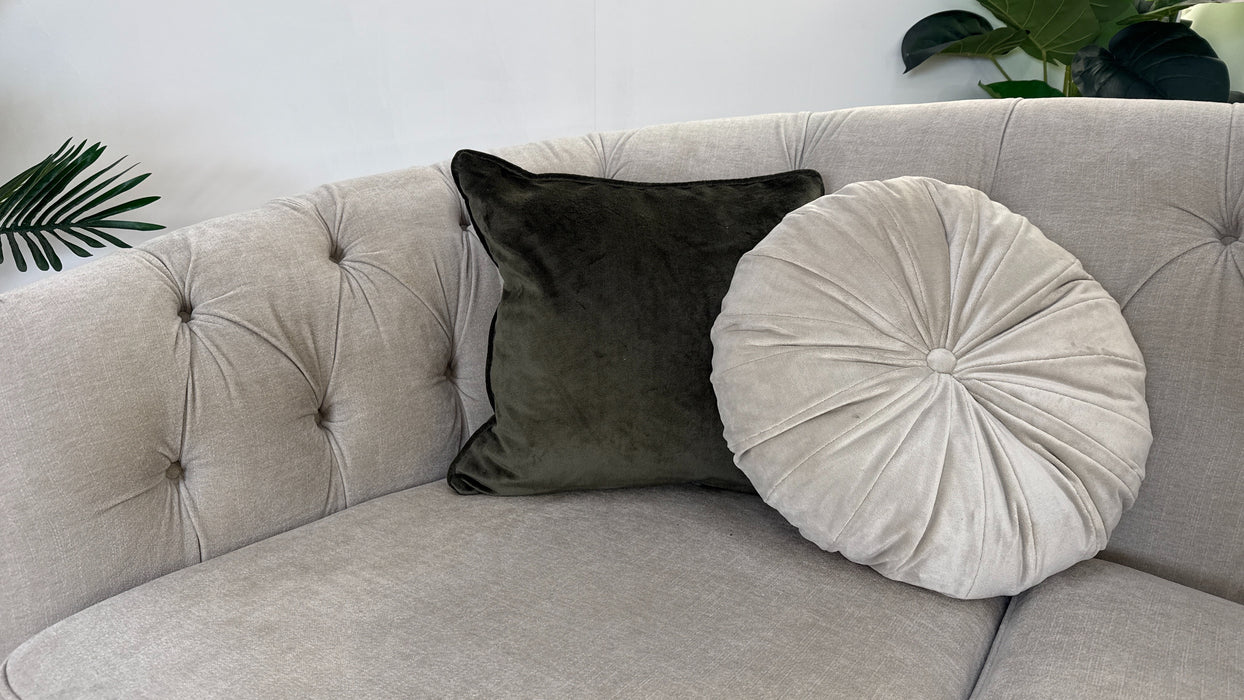 Sofology The Gatsby Fabric 2 Seater in Soft Chenille Linen Mix