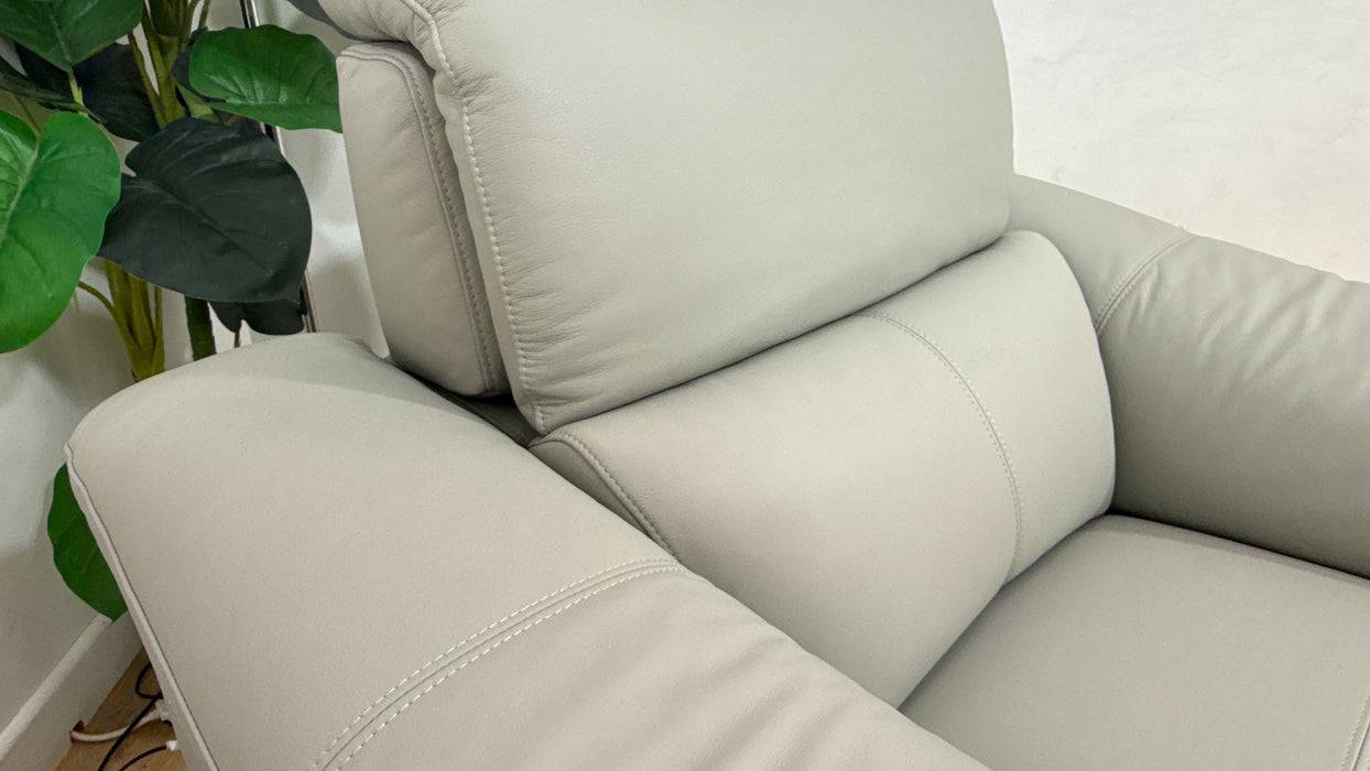 Sofology Elevate Chair Power Recliner/Headret in Light Grey