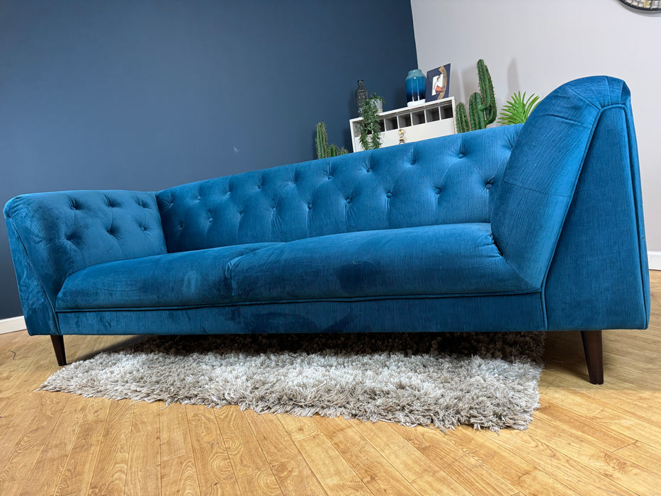 Bridgerton Fabric 4 Seater - Vader Osprey Blue All Over (WA2)