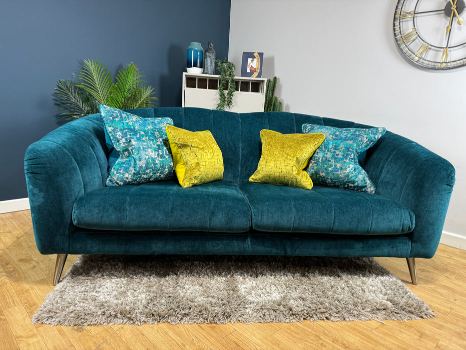 Opulent 3 Seater - Manolo Teal - WA2