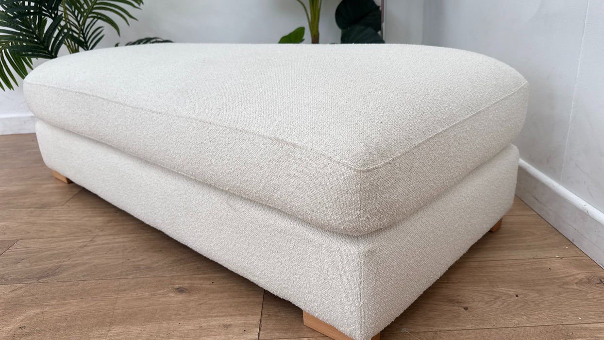 DFS Calix Bench Footstool in Ivory