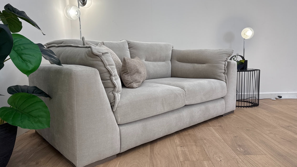 Strato 2 Seater - Soft Chenille Linen/Natural Mix