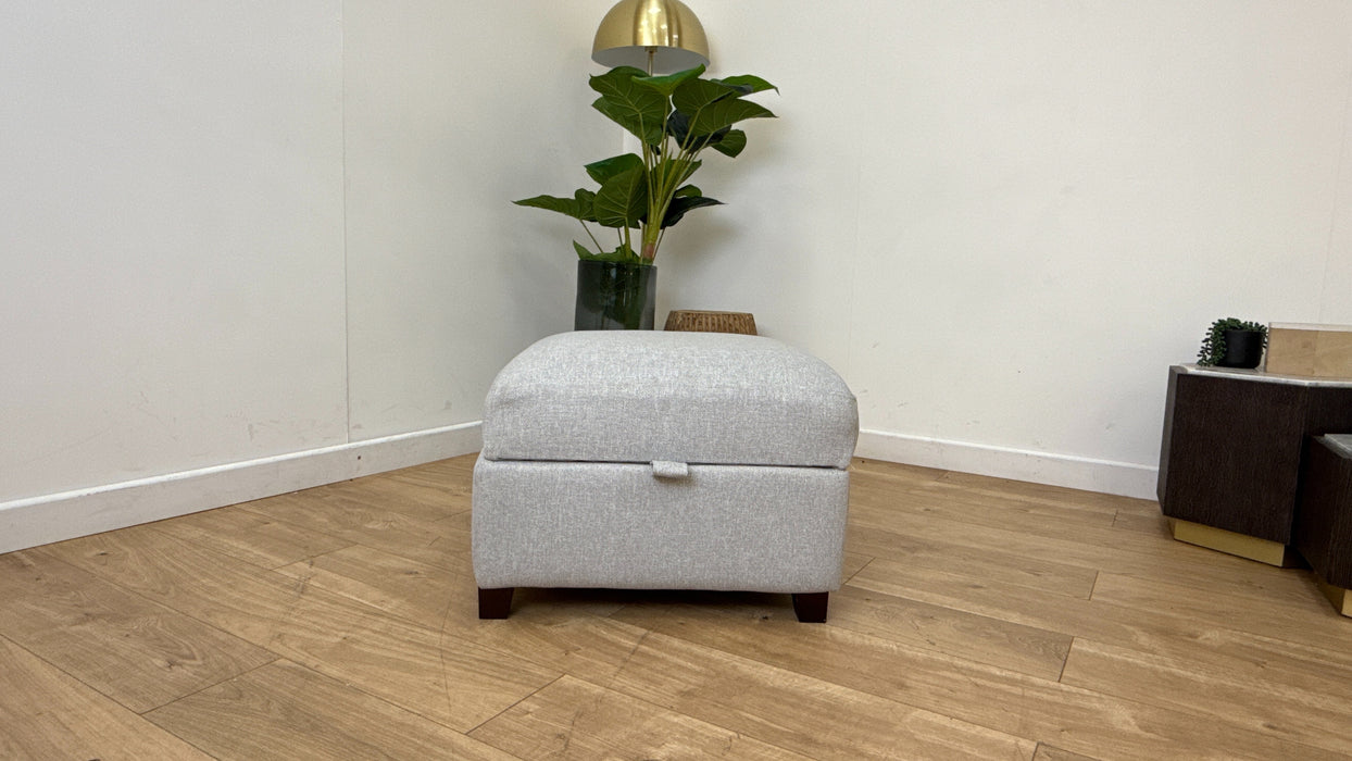 DFS Layla Large Storge Footstool in Silver