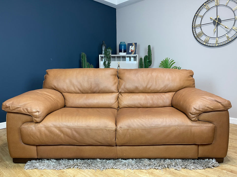 Santino 2 Seater Apollo Tan Leather (WA2)