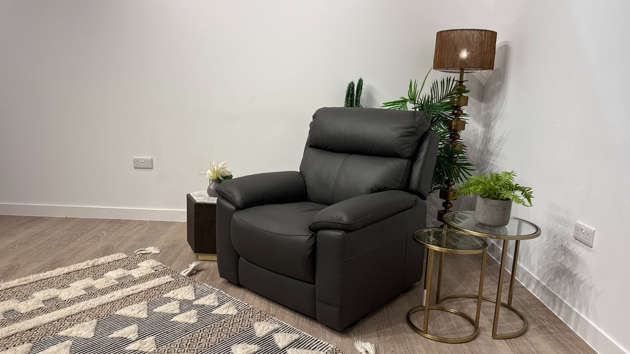 DFS Nevara Lift & Rise Power Recliner  Chair In Shadow