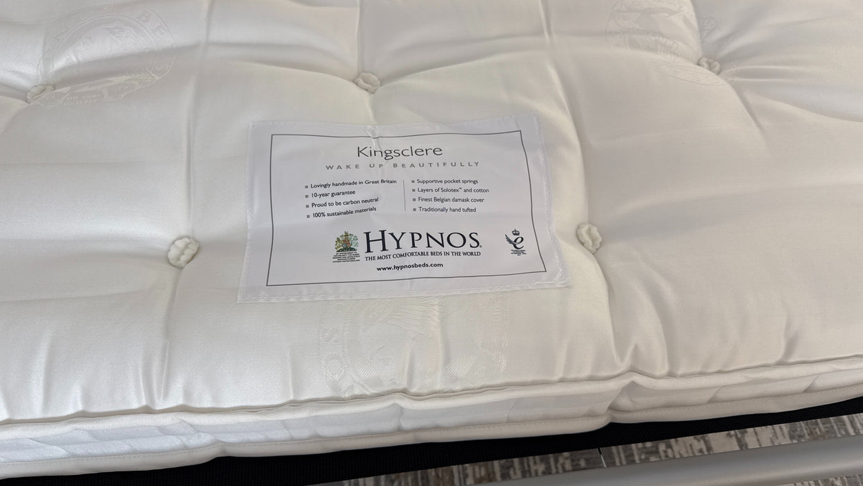 Sofology Islington Fabric 3 Seater Hypnos Deluxe Sofa Bed in Sleek Grey